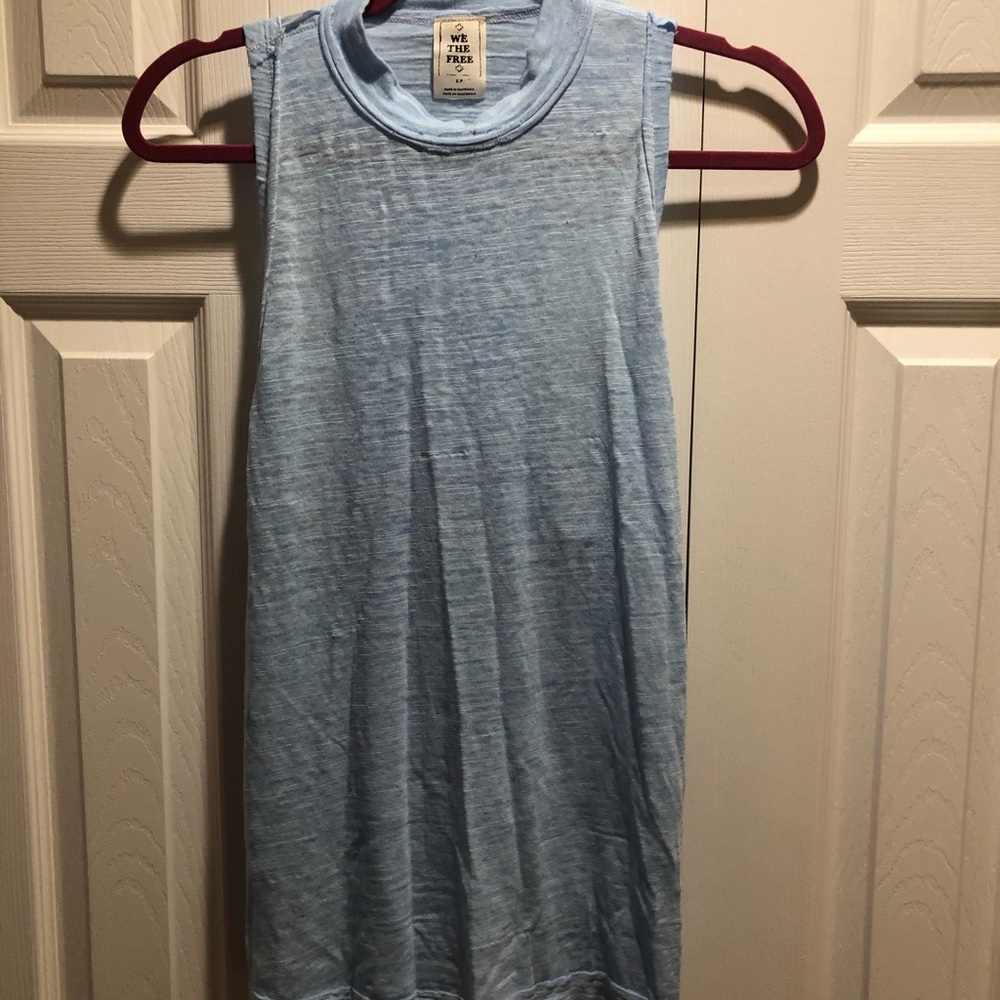 Free People racer back tank top